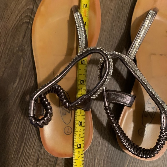 EXIT LA Blinged Sandals Size 7 - Picture 9 of 10